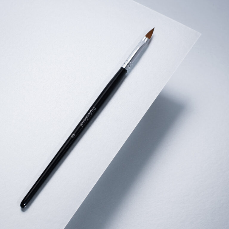 Štětec na akryl Natural Black, #4 - přírodní vlas