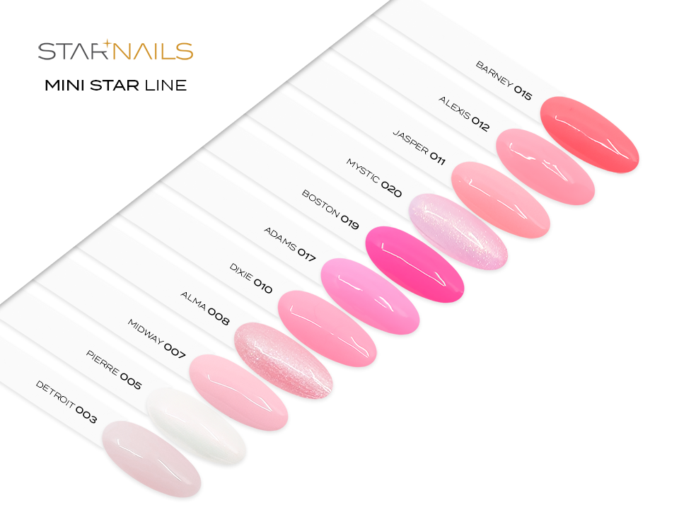 UV/LED Gel Polish Mini Star, 6ml - 023, Penia - gel lak