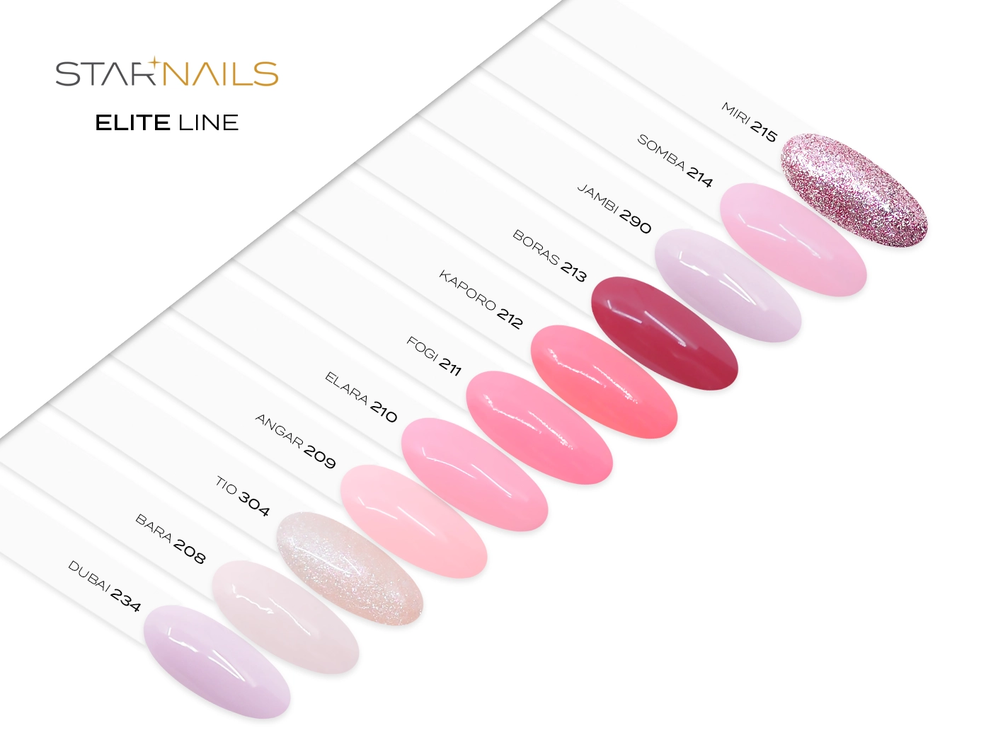 UV/LED Gel Polish Elite Line, 6ml, 208 - Bara - gel lak