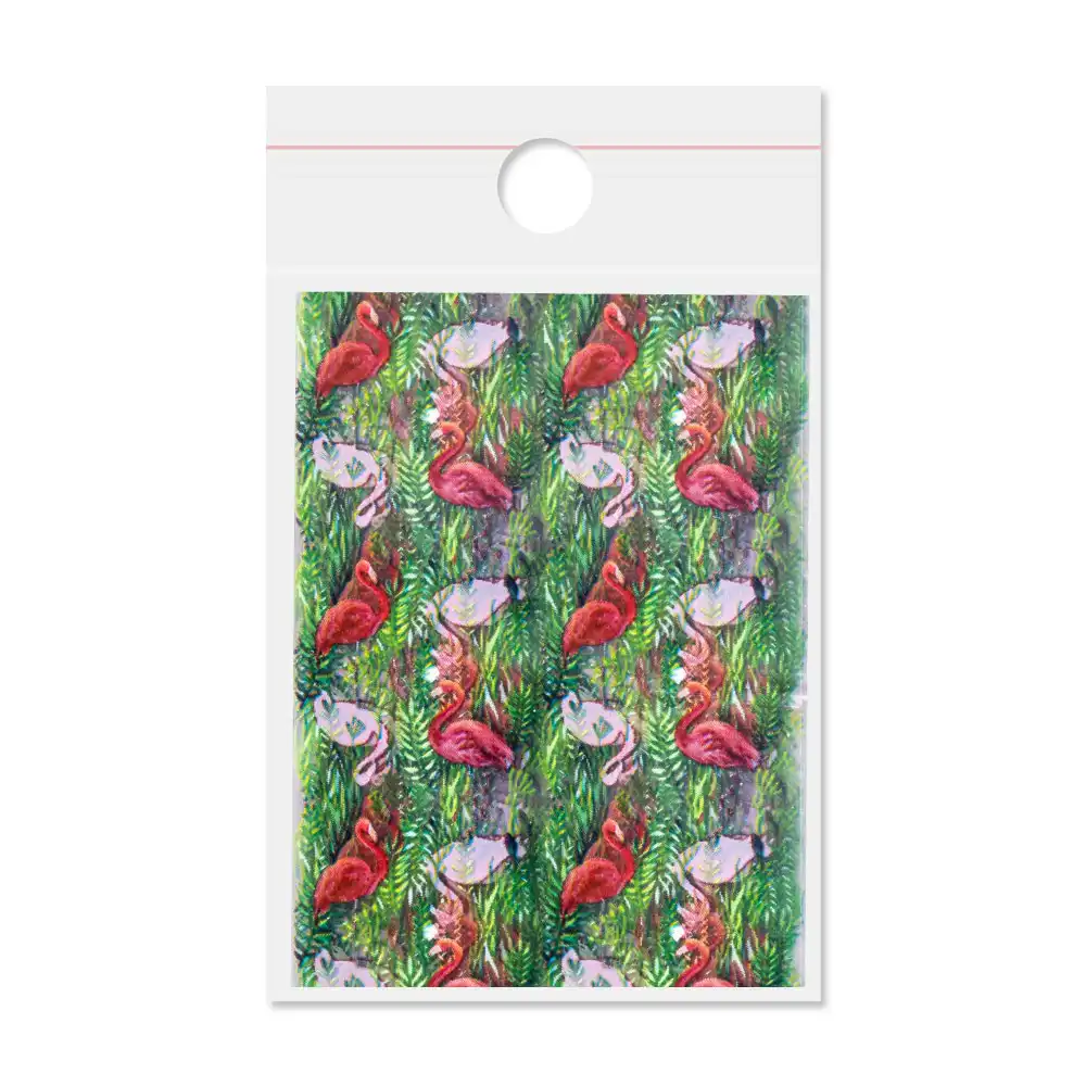 Zdobicí fólie na nehty - Flamingo, 100cm