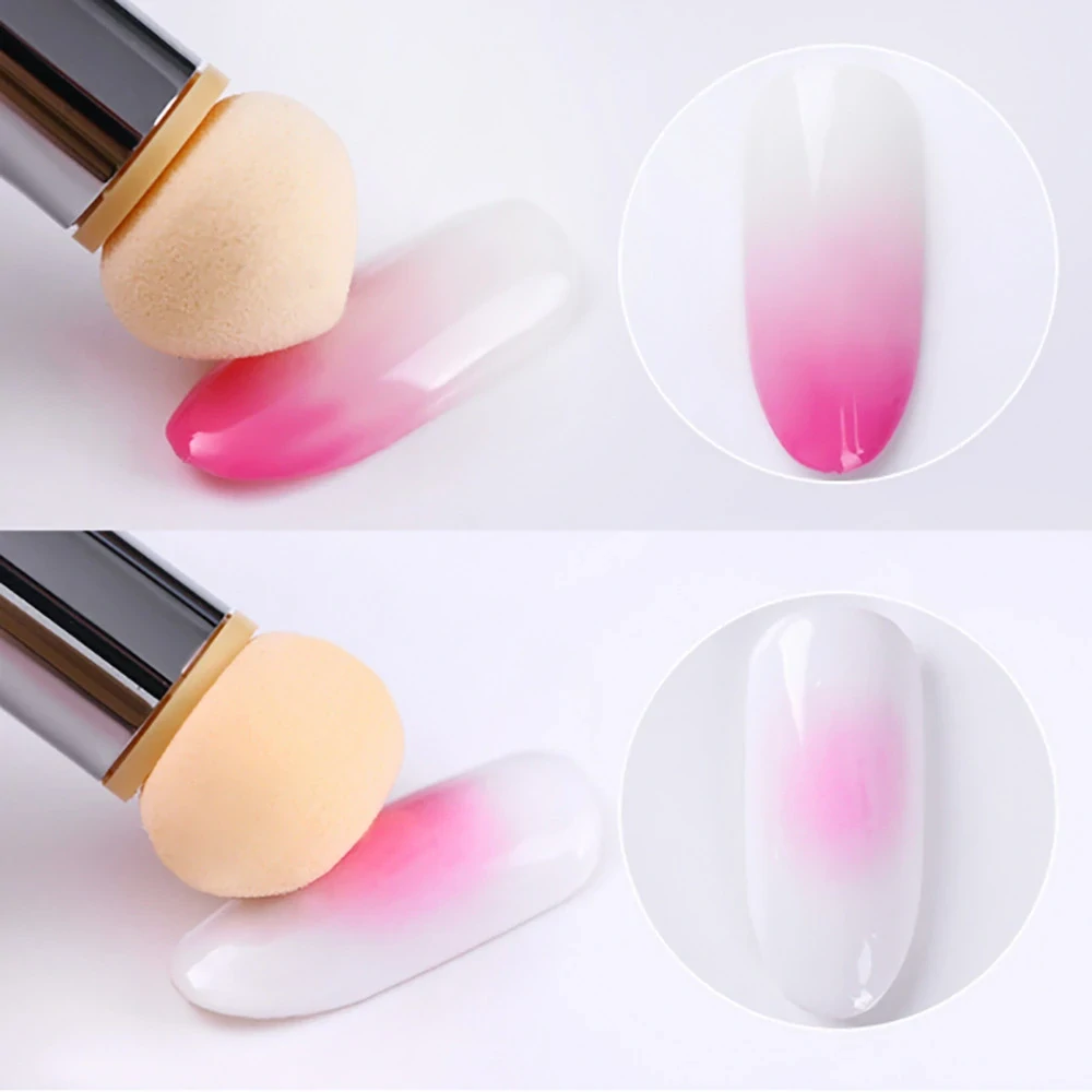 Aplikátor na ombré - oboustranná pomůcka, bílá