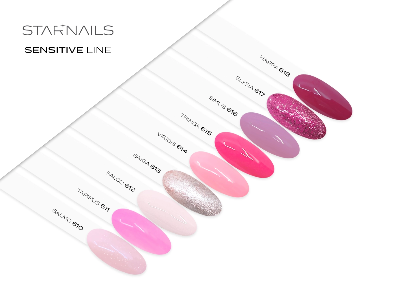 UV/LED Gel Polish Sensitive Line, 6ml, 614 - Viridis