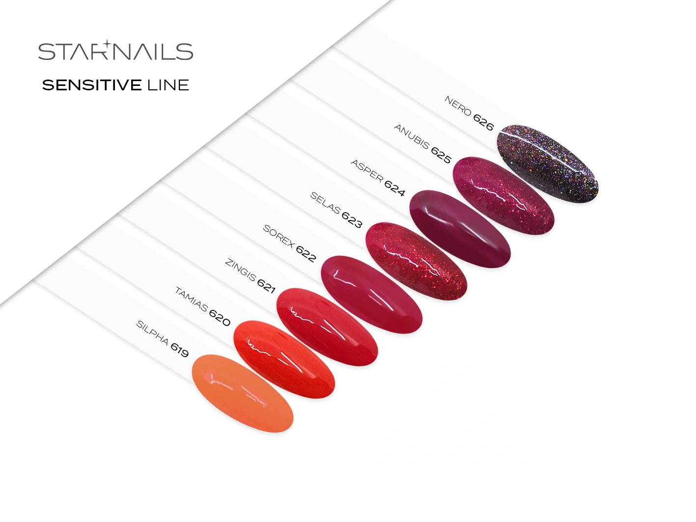 UV/LED Gel Polish Sensitive Line, 6ml, 625 - Anubis