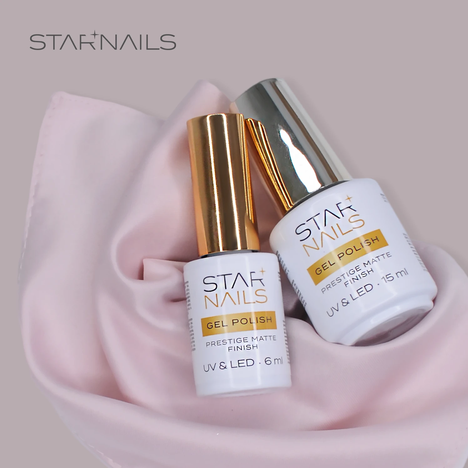 UV/LED Gel Polish Prestige Matte Finish 15ml - čirý sametově matný top