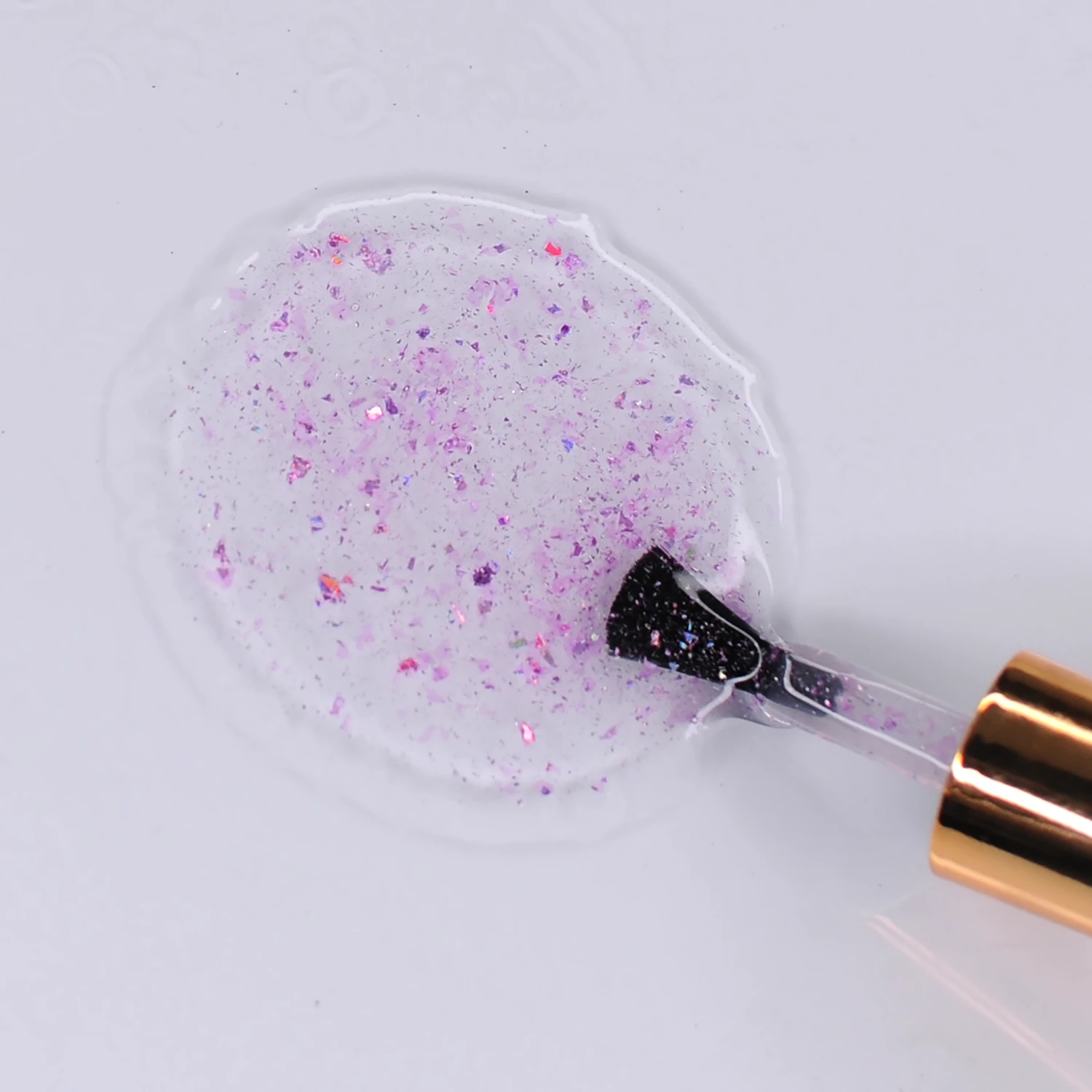 UV/LED Gel Polish Fairy Effect Finish, 6ml, 008 - Partygoer  -  efektový závěrečný gel lak