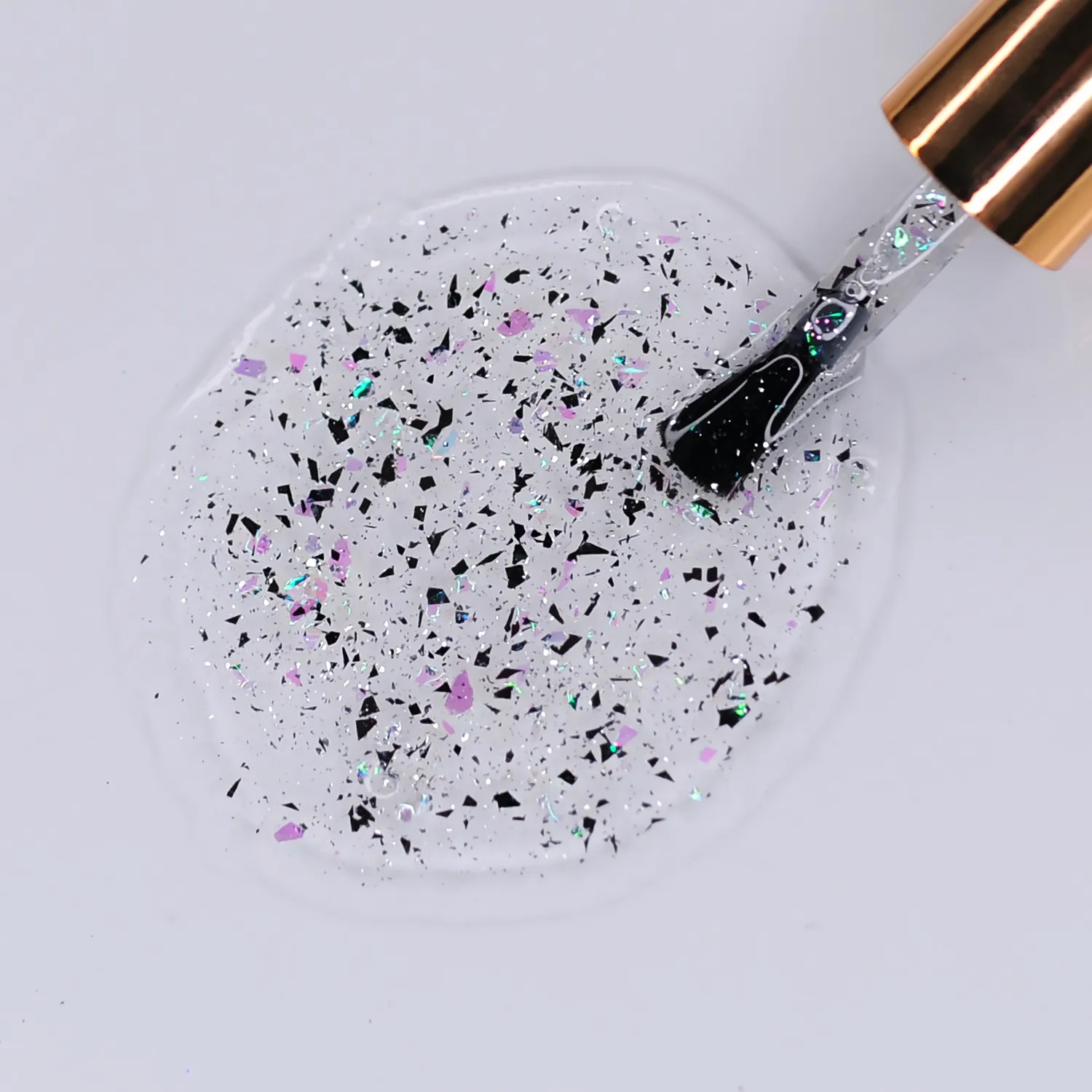 UV/LED Gel Polish Fairy Effect Finish, 6ml, 011 - Cosmic Dust -  efektový závěrečný gel lak