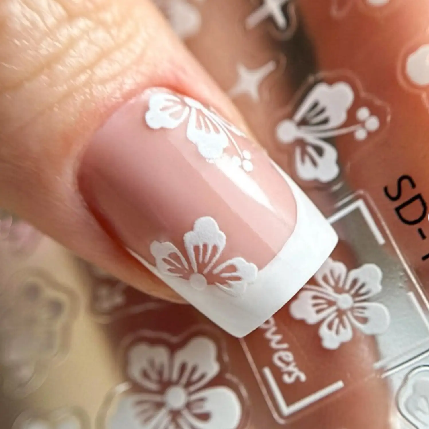 Samolepky na nehty 5D - Flowers SD-1463