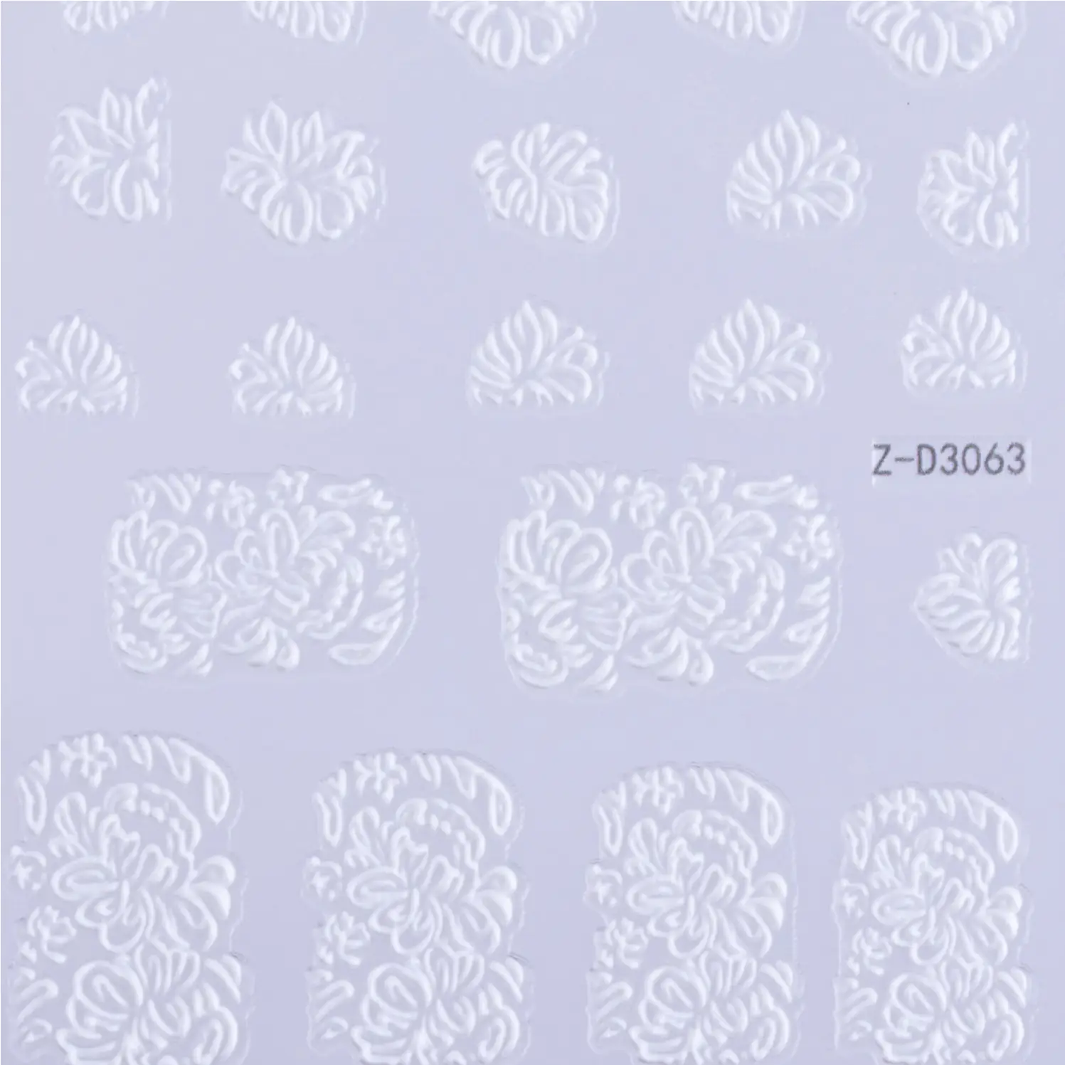 Samolepky na nehty 5D - Ornaments Z-3063