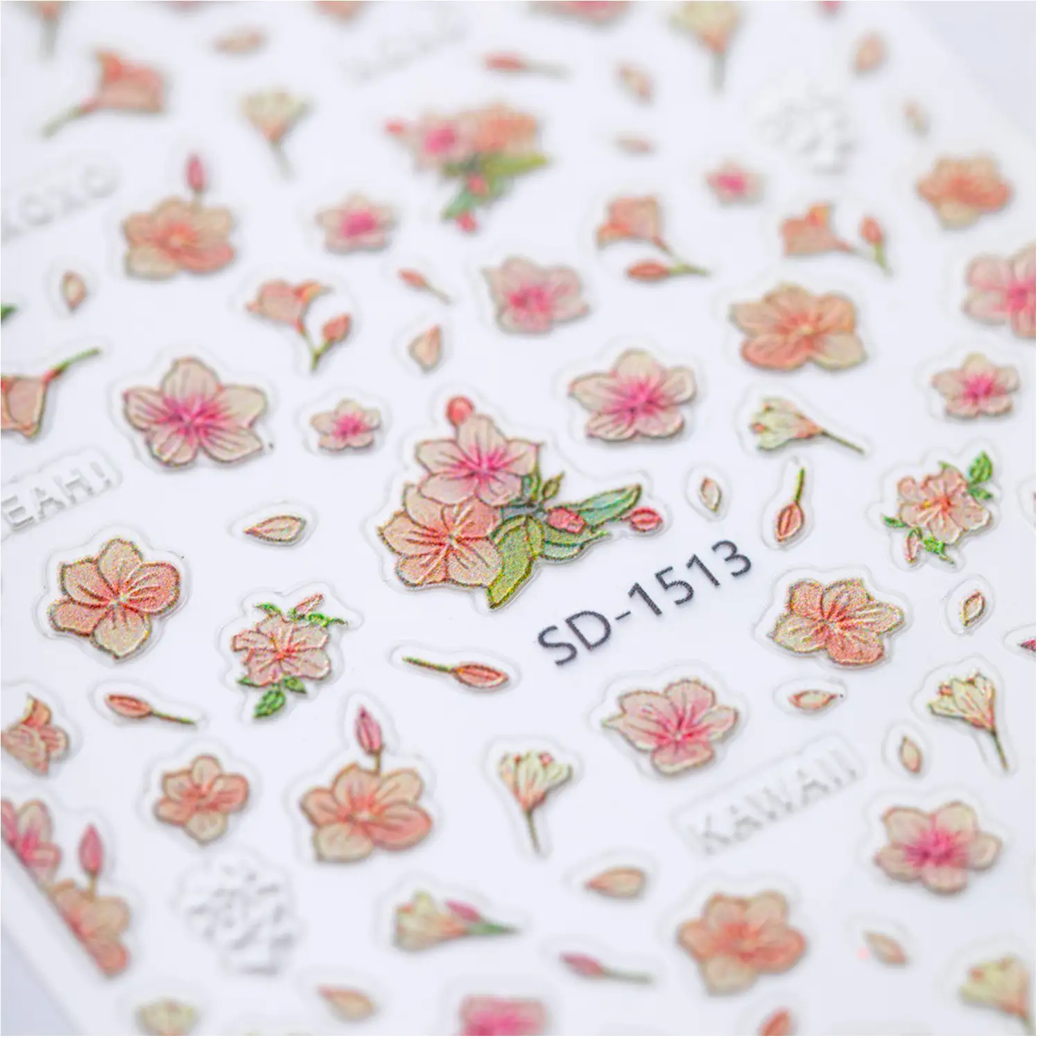 Samolepky na nehty 5D - Flowers SD-1513