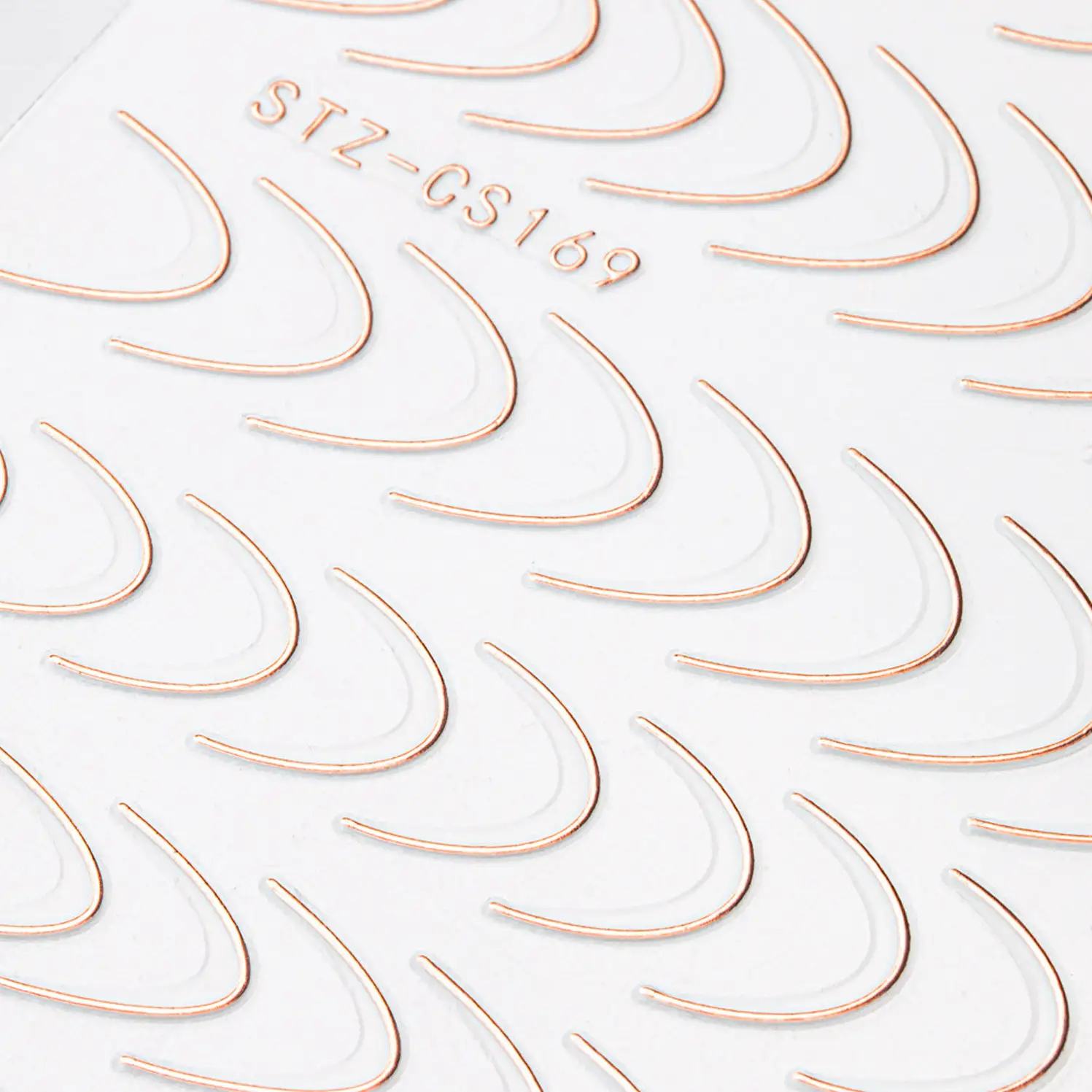 Samolepky na nehty French Rose Gold - STZ-CS169