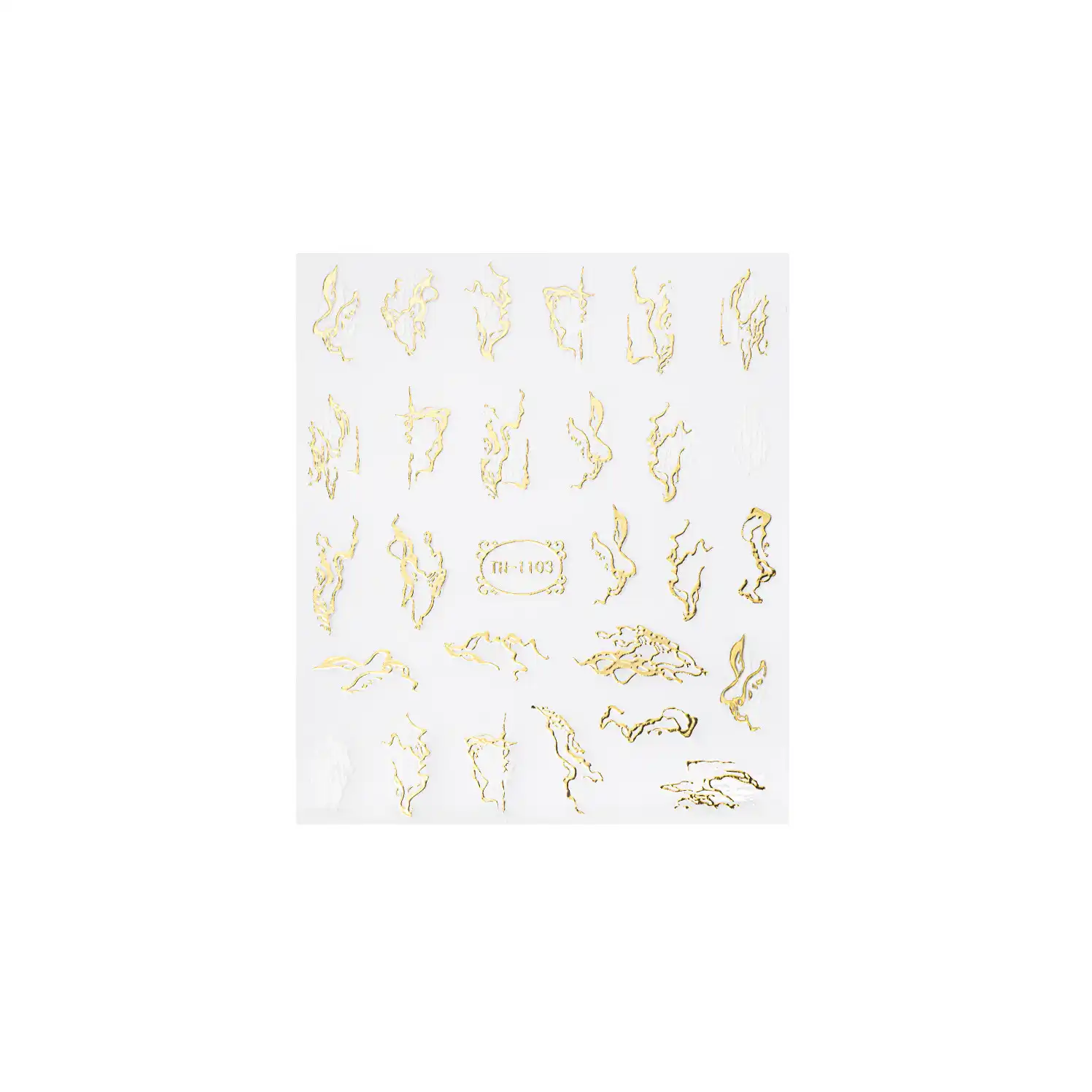 Samolepky na nehty - Charming Ornaments TH-1103