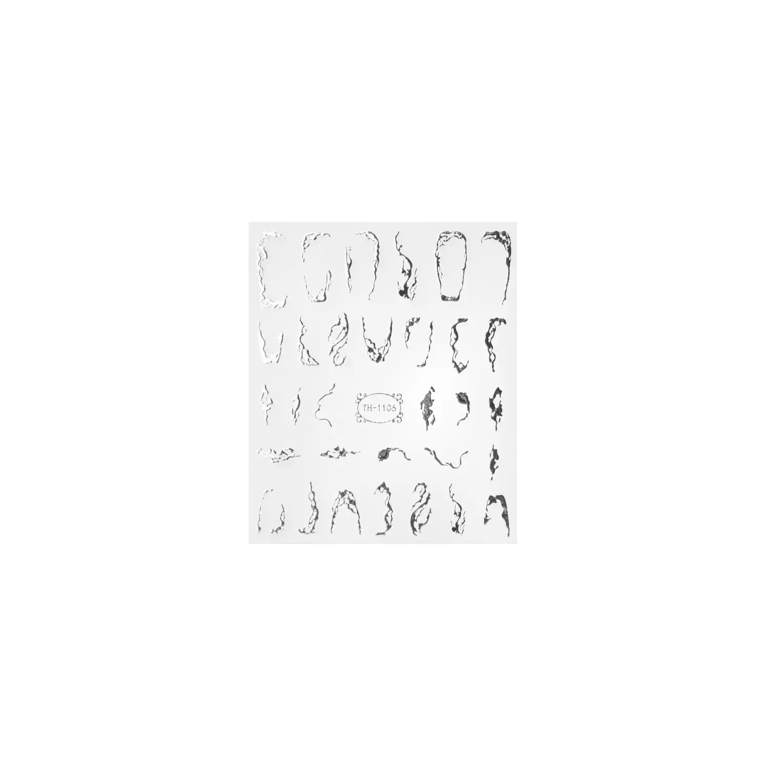 Samolepky na nehty - Charming Ornaments TH-1106