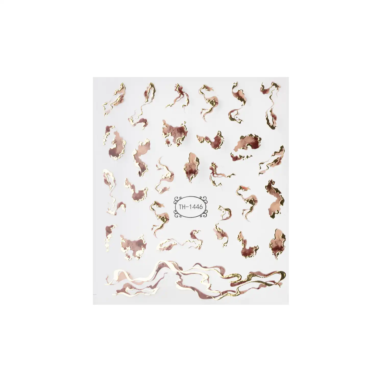 Samolepky na nehty - Charming Ornaments TH-1446