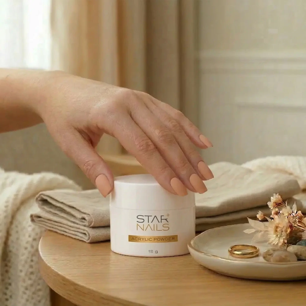 Acrylic powder Spicy Beige, 15g - béžový akrylový prášek