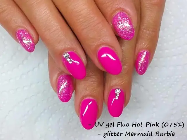 Nail Art zdobení - glitter - G113