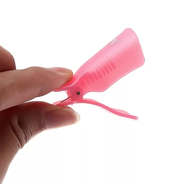 Klipsy na odstranění gel laku, růžové 10ks