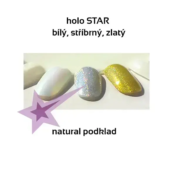 Nail Art zdobení - glitter - G124