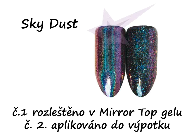 Nail Art zdobení - pigment - P084
