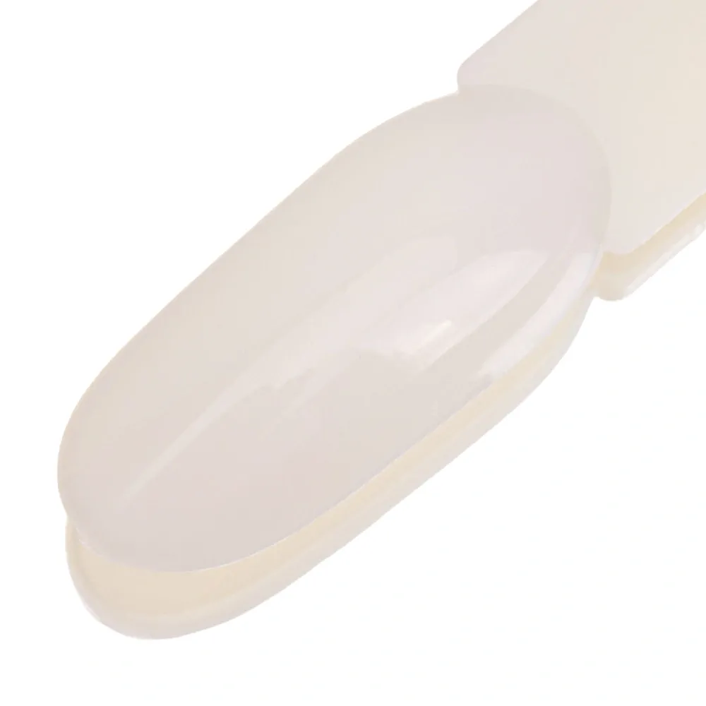 Vzorník na UV gel/ gel lak/ lak, NATURAL - tvar mandle, vějíř, 50Ks