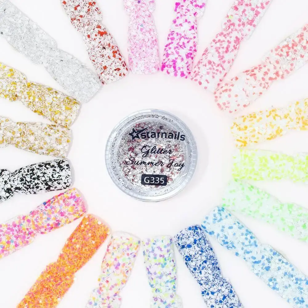 Nail Art zdobení - glitter - G333