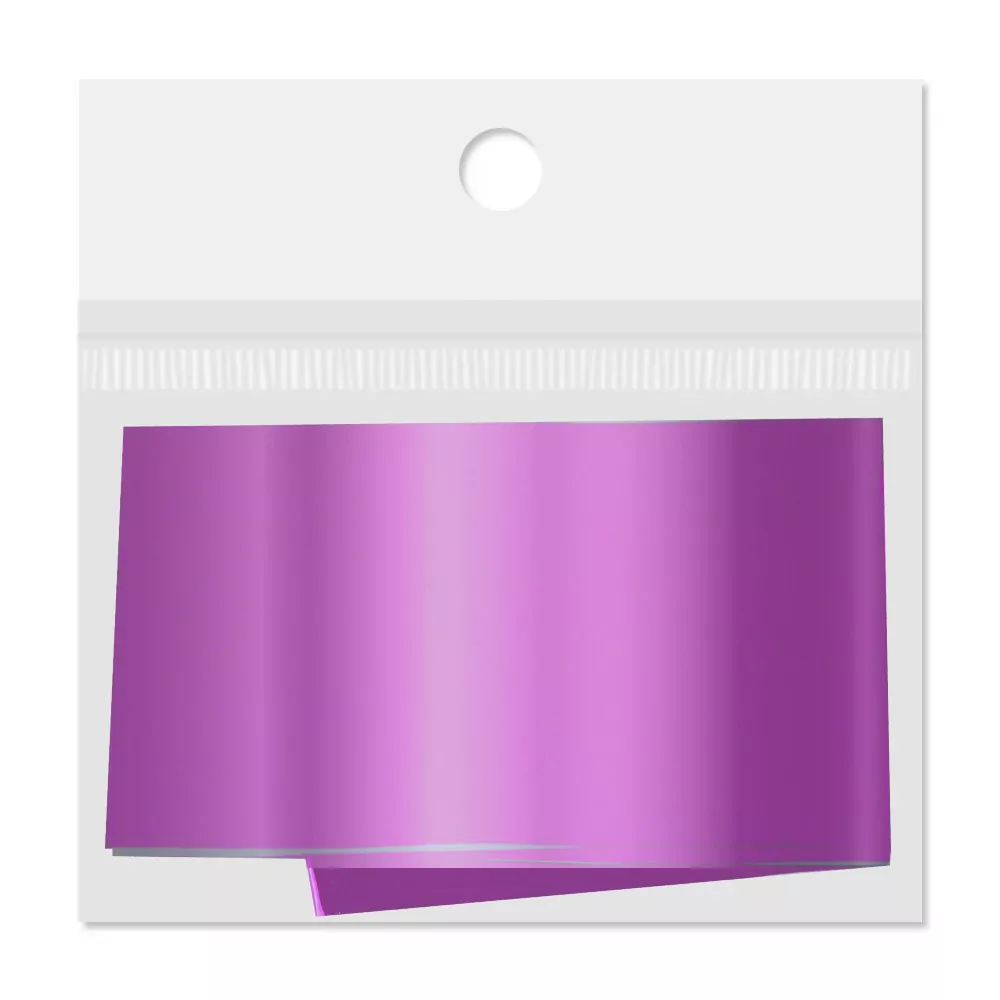 Zdobicí fólie na nehty - Purple Shine, 80cm