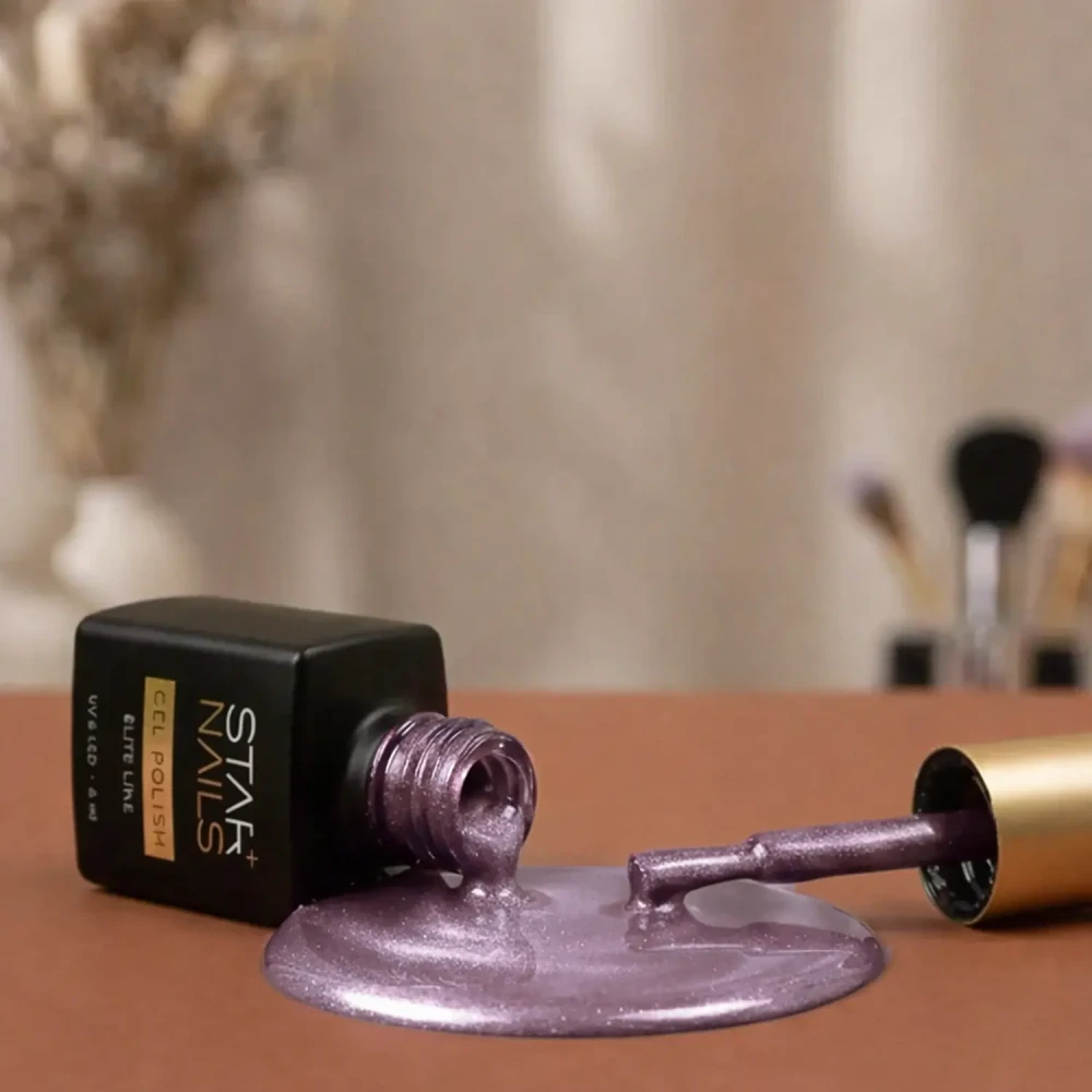 UV/LED Gel Polish Elite Line Cat Eye 6ml - 006, Nostalgia - lila růžový gel lak