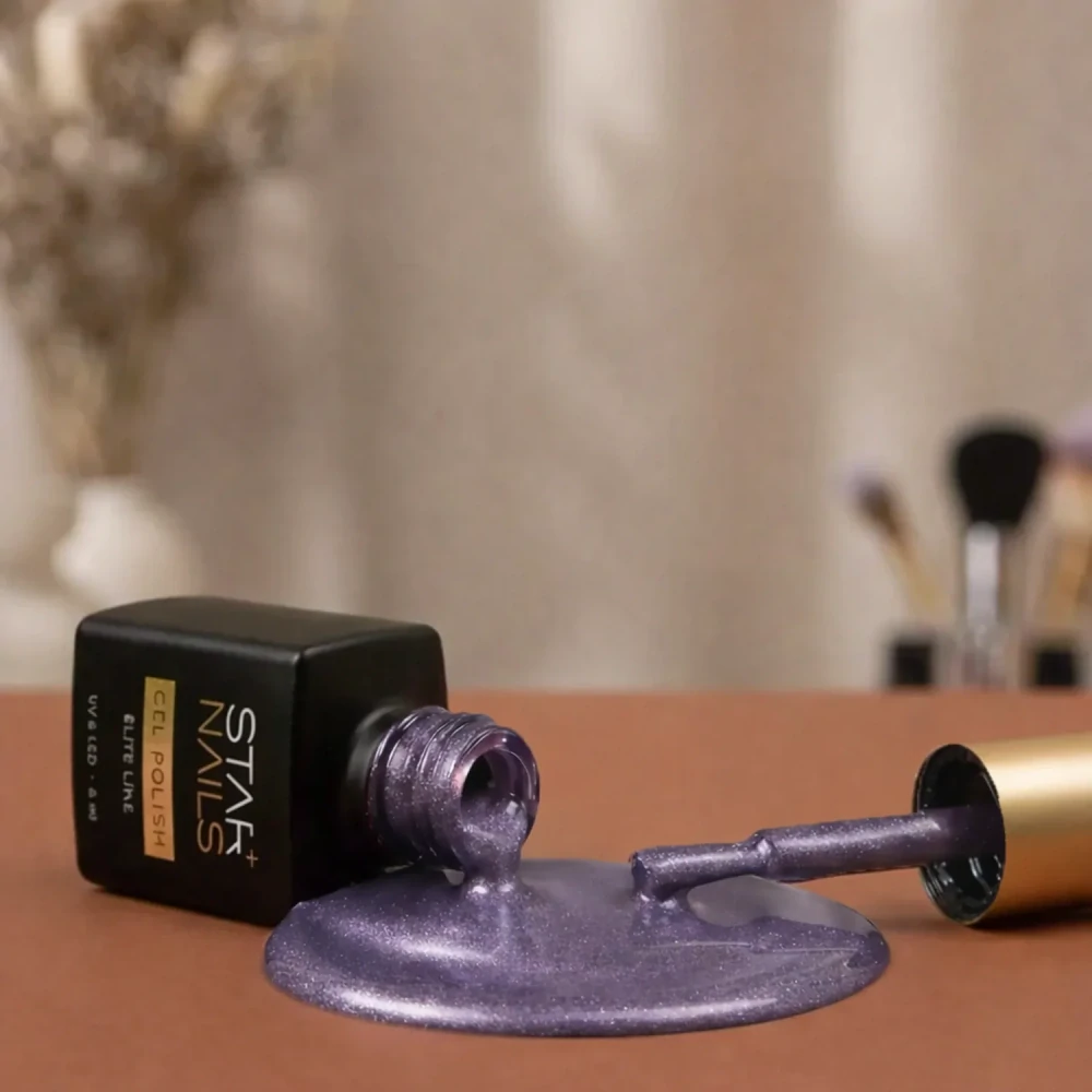 UV/LED Gel Polish Elite Line Cat Eye 6ml - 007, Empire - ametystově fialový gel lak