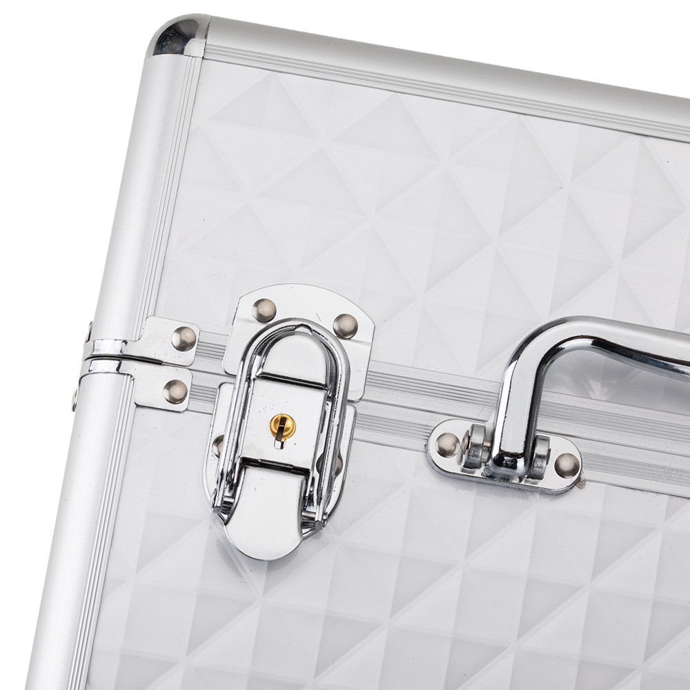 Kosmetický kufr - Pearl Silver, M