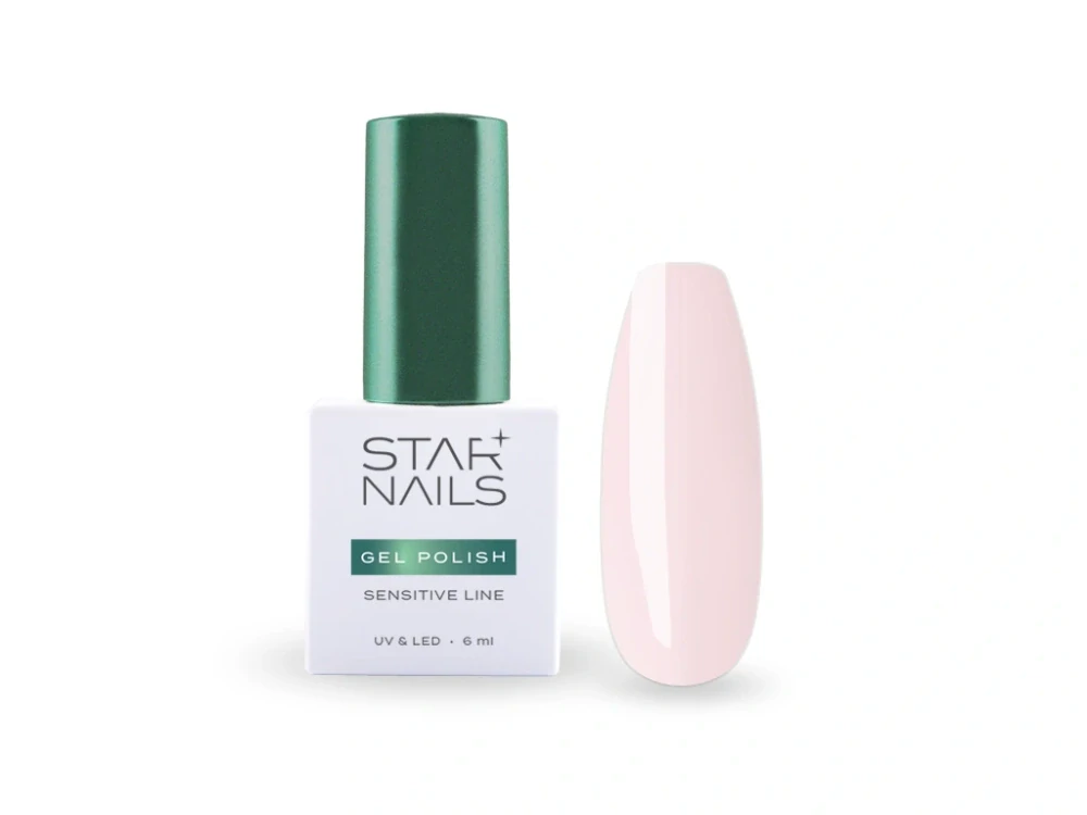 Sada STARNAILS Sensitive Line Starter Set  Charm + UV/LED S9 - modeláž gel lakem s UV lampou pro citlivé nehty