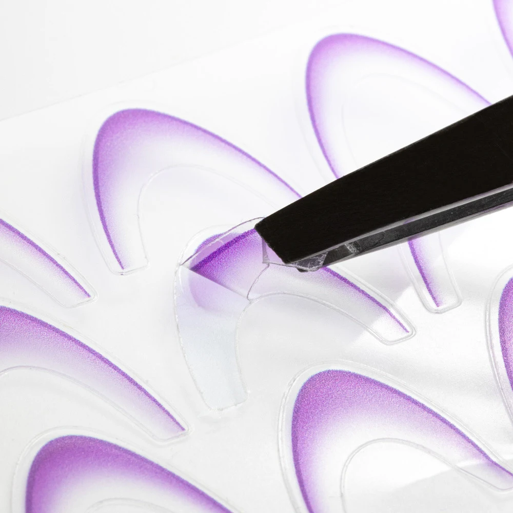Samolepky na nehty ombré - violet