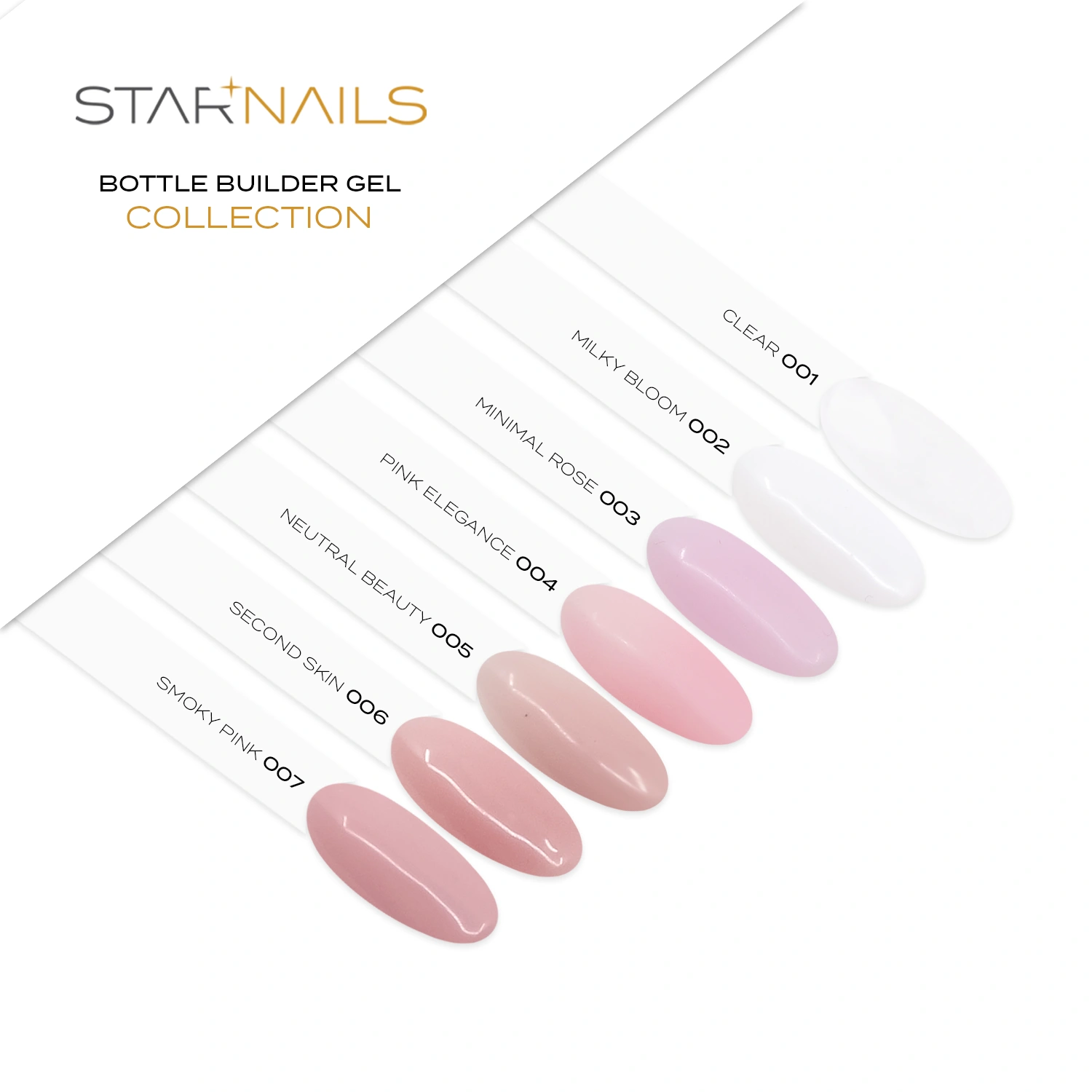 UV/LED Gel Bottle Builder, 6ml - 004, Pink Elegance - baby růžový stavební liquid gel