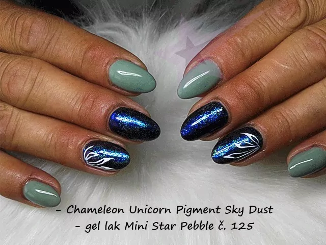 Nail Art zdobení - pigment - P084