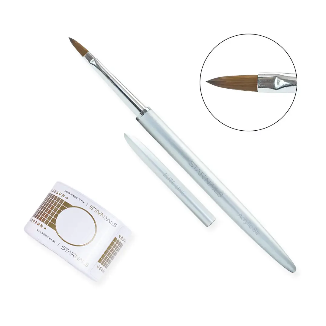 Sada STARNAILS Acrylic Set Clear - modeláž akrylem