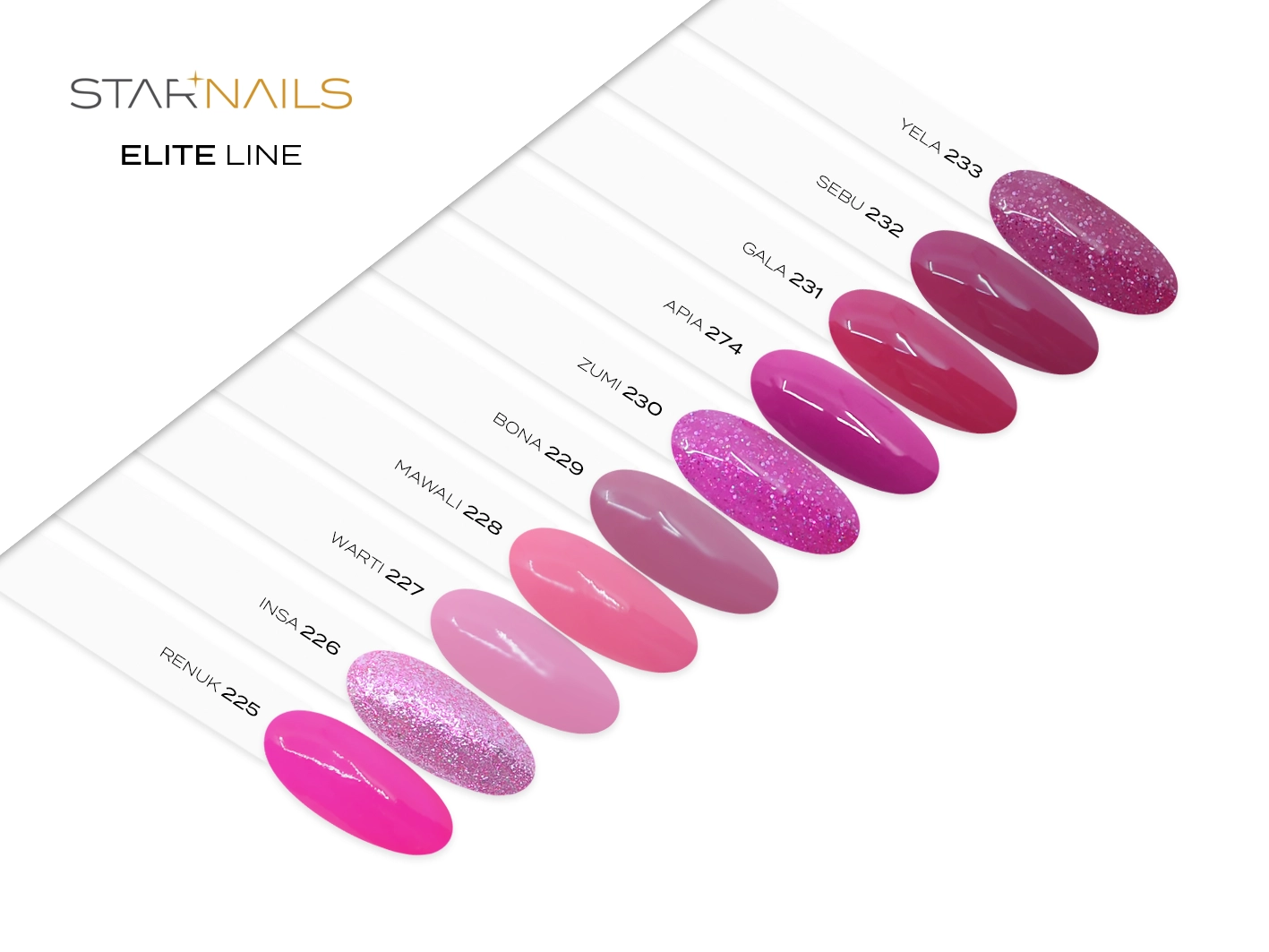 UV/LED Gel Polish Elite Line, 6ml, 222 - Sapon - gel lak