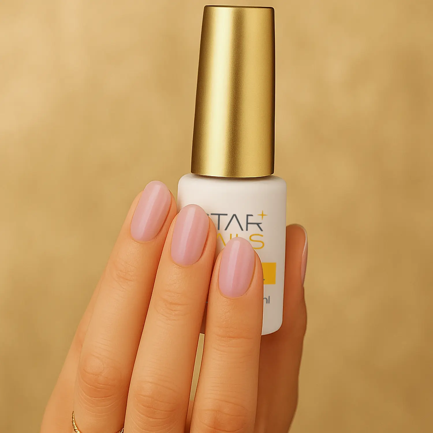 UV/LED Gel Bottle Builder, 6ml – tmavší nude růžový kamuflážní