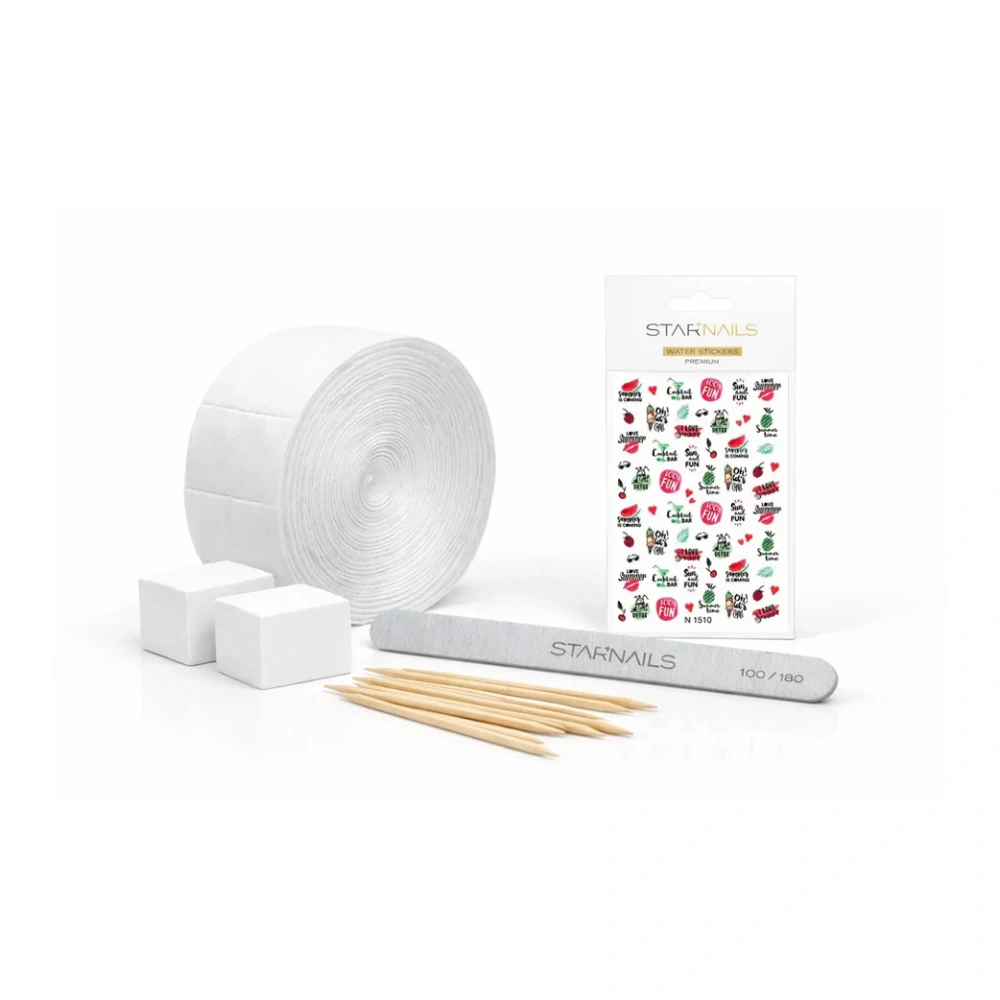 Sada STARNAILS Sensitive Line Starter Set  Charm + UV/LED S9 - modeláž gel lakem s UV lampou pro citlivé nehty