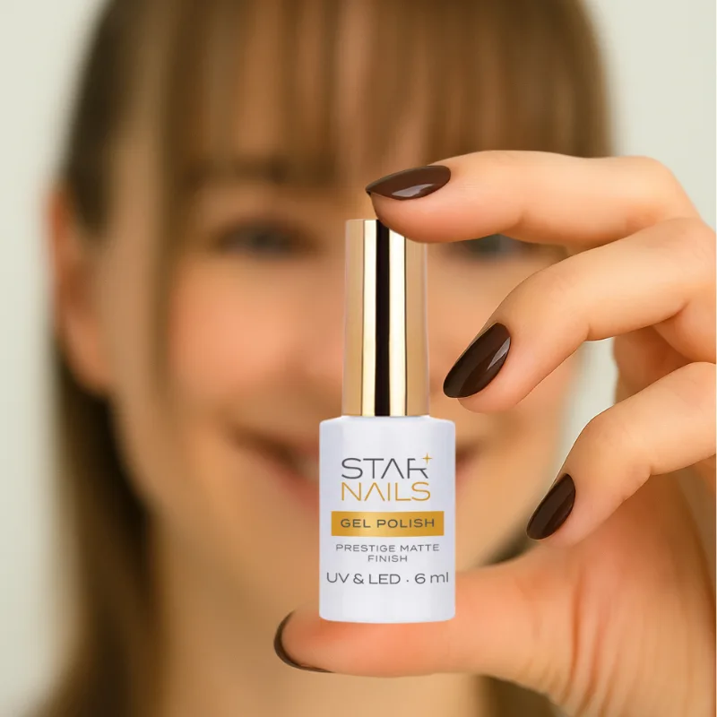 UV/LED Gel Polish Prestige Matte Finish 6ml - čirý sametově matný top