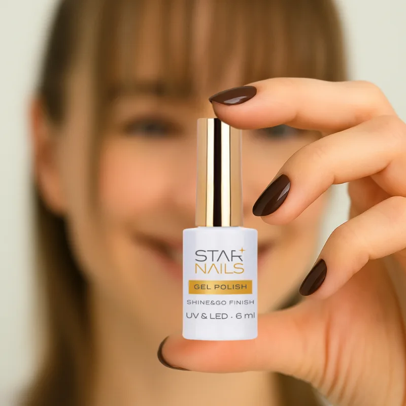UV/LED Gel Polish Shine&Go Finish, 6ml - čirý top se zrcadlovým leskem