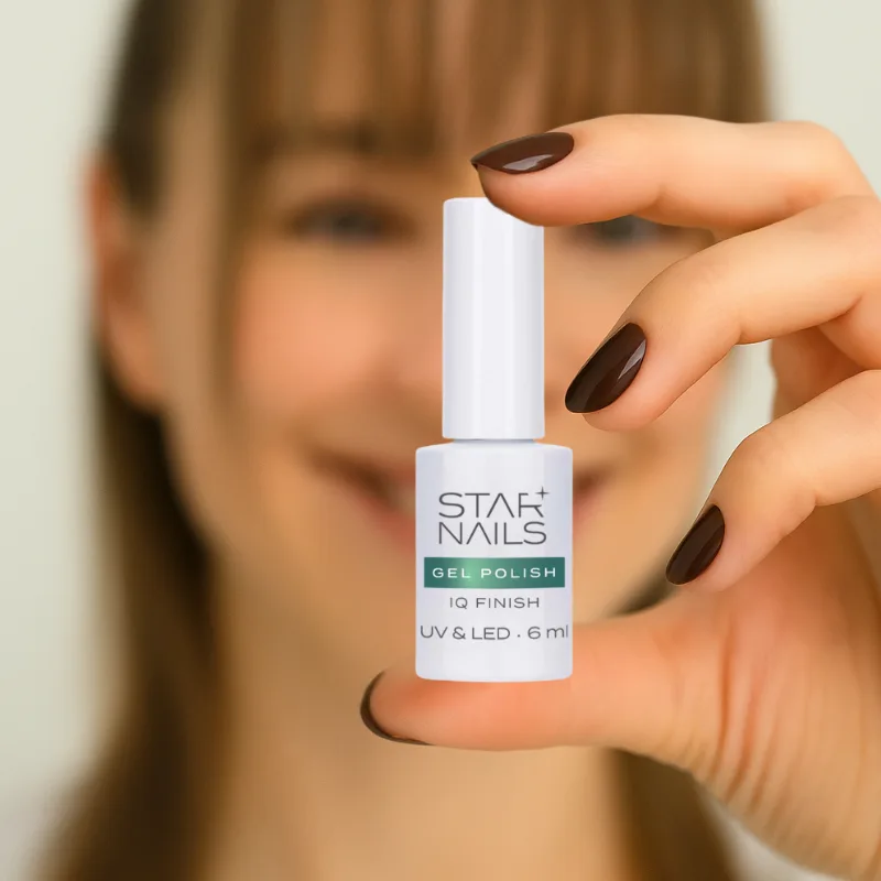 UV/LED Gel Polish Sensitive Line IQ Finish, 6ml - lesklý čirý samoopravující top