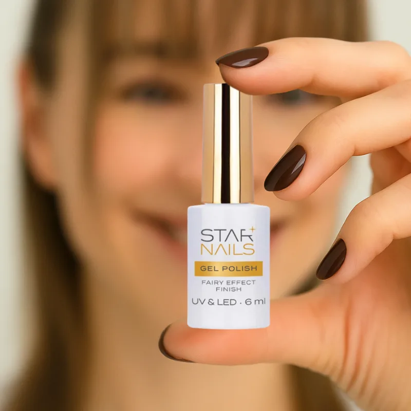 UV/LED Gel Polish Fairy Effect Finish, 6ml, 008 - Partygoer  -  efektový závěrečný gel lak