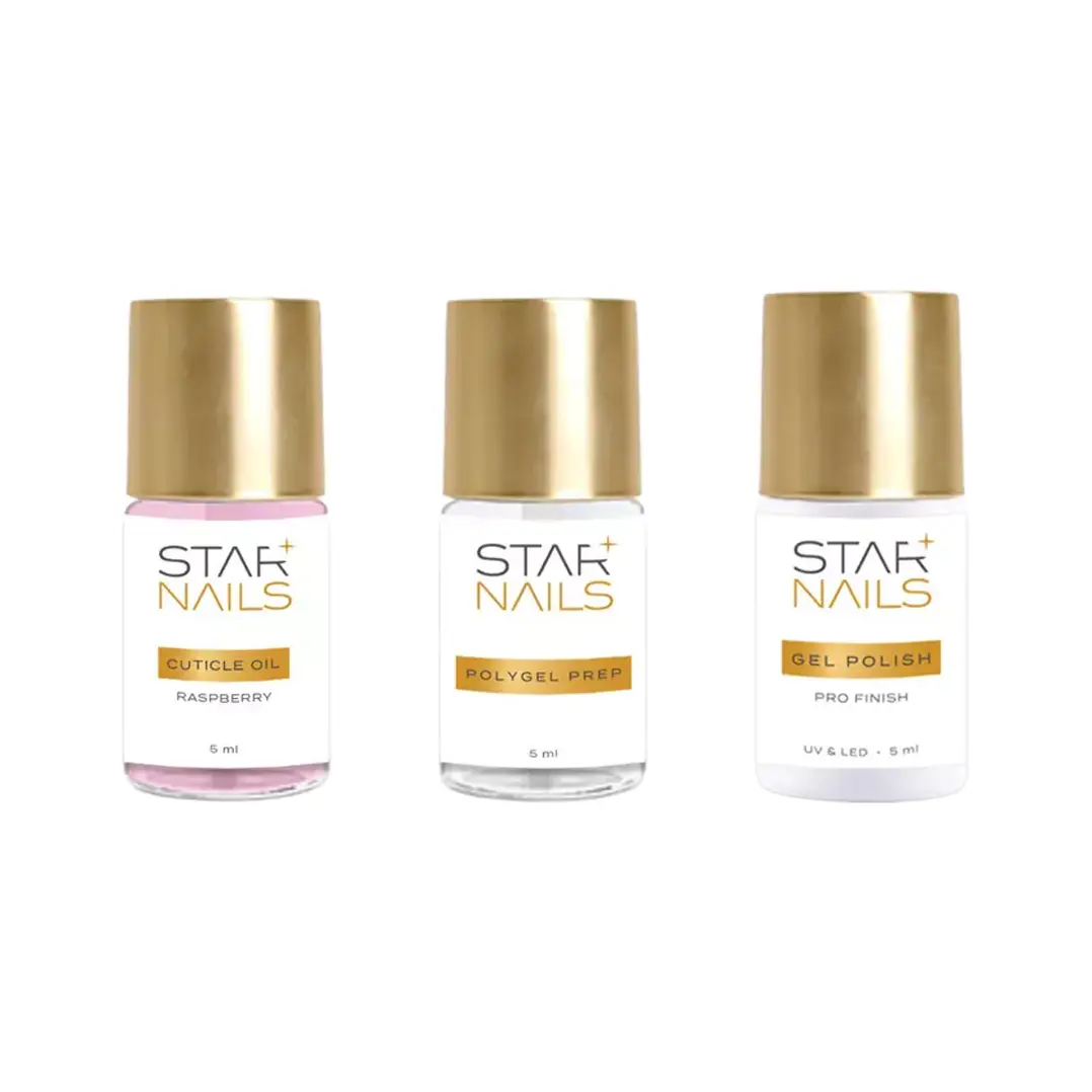 Sada STARNAILS Polygel Set Clear - modeláž polygelem