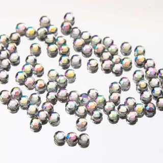 Kamínky Diamond Rainbow Glass - SS4, 100 ks