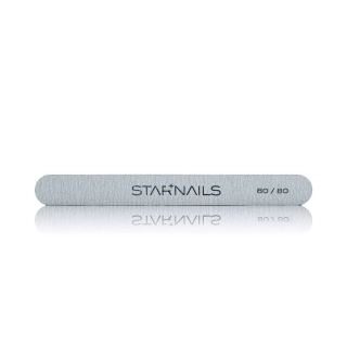 Pilník na nehty STARNAILS ROVNÝ 80/80, 25 ks