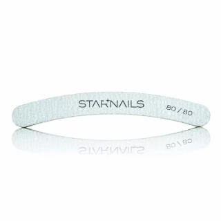 Pilník na nehty STARNAILS BANÁN 80/80, 25 ks