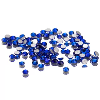 Kamínky Dark Blue Sapphire - SS3, 50 ks
