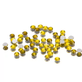 Kamínky Citrine - SS3, 50 ks