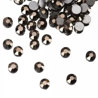 Kamínky Clear Black Diamond- SS10, 50 ks