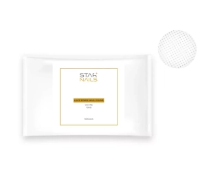Lint Free Nail Pads Starnails, 10x5 - white - netřepivé polštářky na nehty bílé, 500 ks