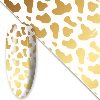 Zdobicí fólie na nehty - Gold Panther, 100cm