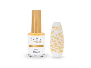 Stamping Nail Polish Starnails, 15ml - Gold - zdobicí lak
